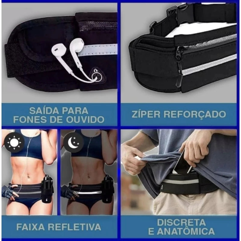 Bolsa para Garrafa de Água para Corrida | Slim Running | Bolsa para Celular | Caminhada e Academia