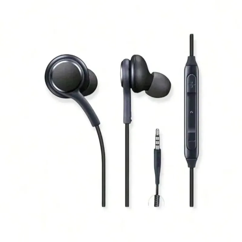 Fones de Ouvido com Fio In-Ear | Fones de Ouvido Estéreo com Graves | Fones de Ouvido Esportivos com Conector 3.5mm