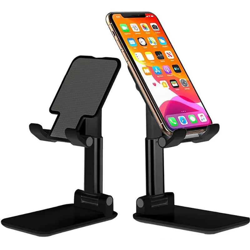 Suporte para Celular Móvel de Mesa, Lado da Cama, Universal Suporte Dobrável e Telescópico Multifunção com Ajuste